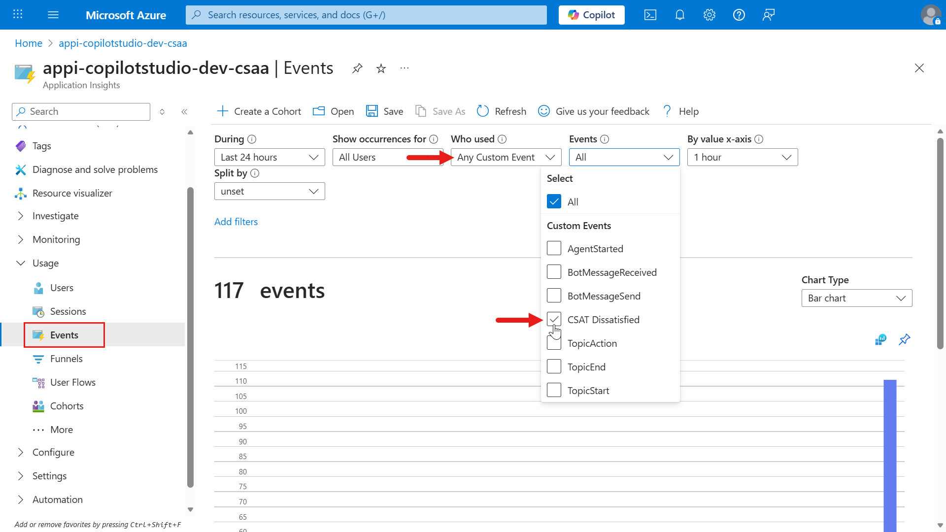 Application Insights 이벤트