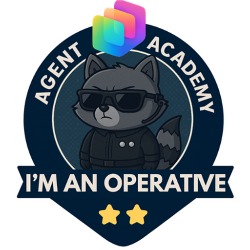 Operative 수료 배지