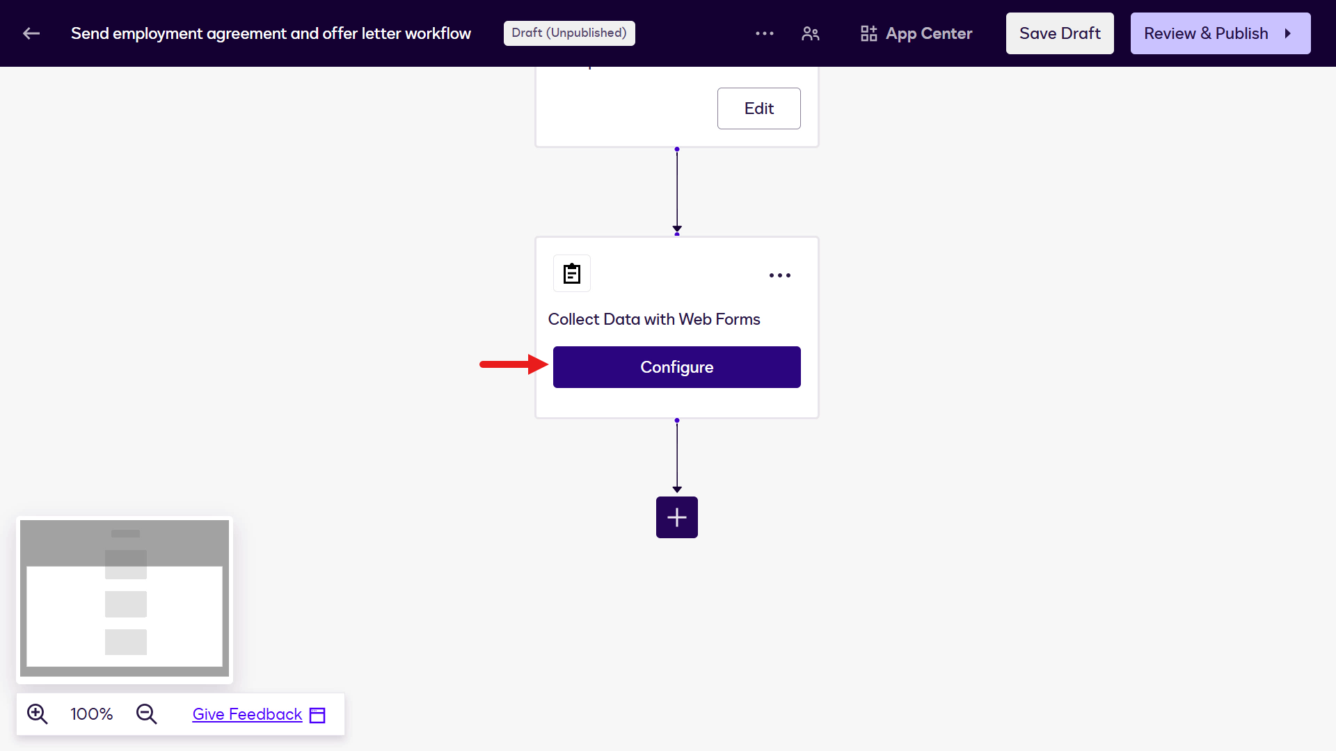 Configure 선택