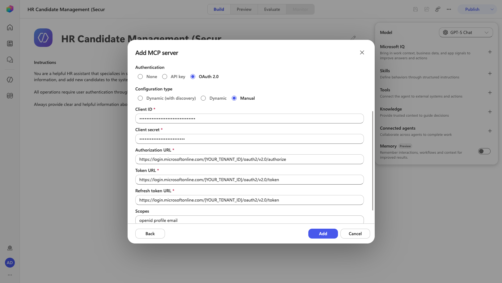 OAuth 2.0 ์๋ ๊ตฌ์ฑ